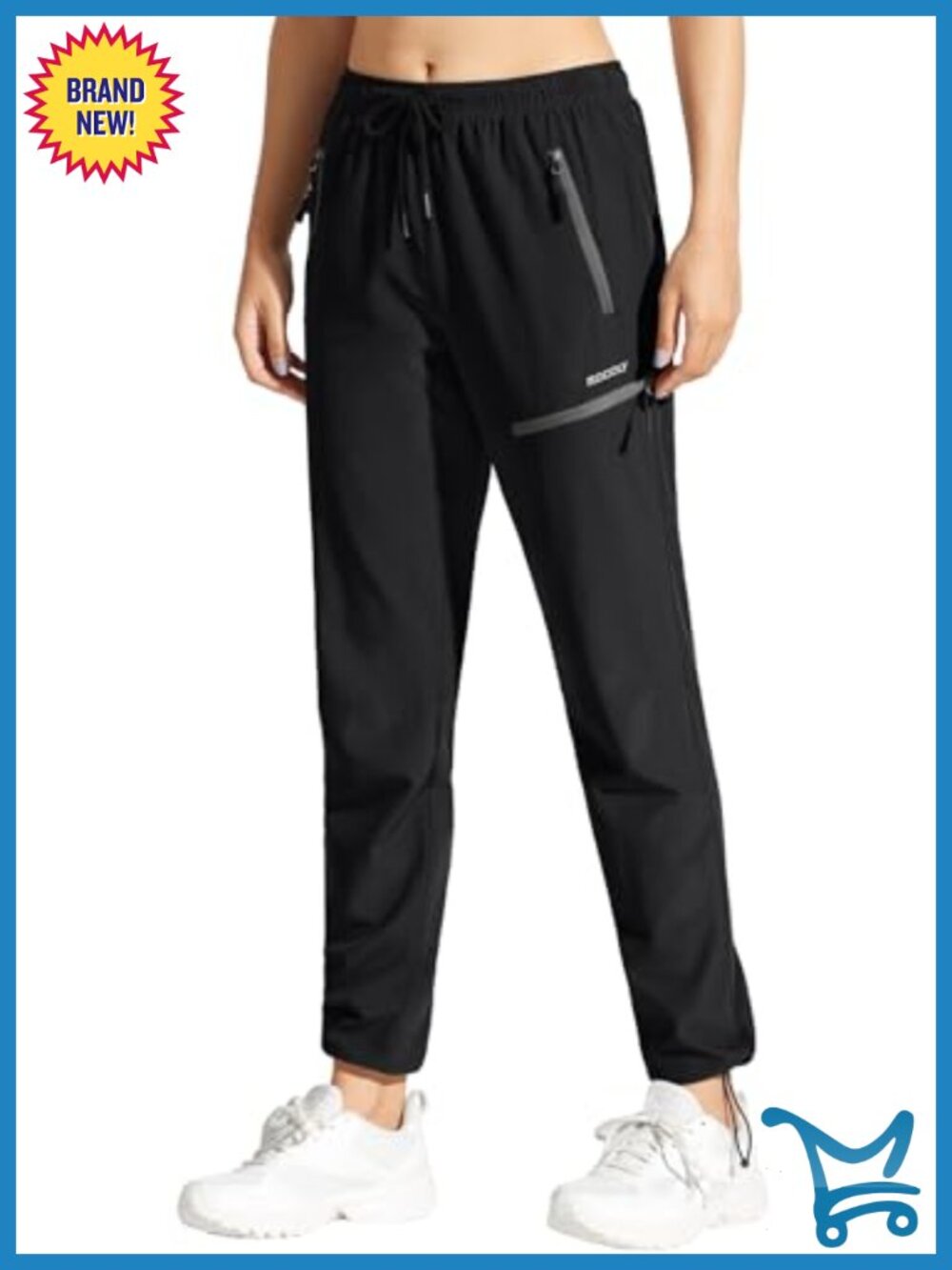 Womens Hiking Cargo Capri Pants Waterproof Lightweight UPF 50+